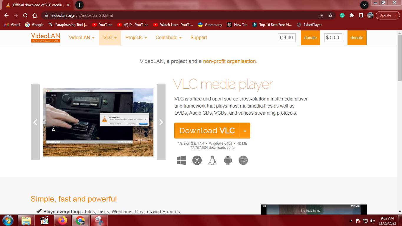 VideoLAN VLC Media Player